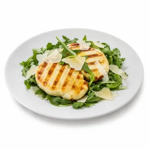 Scamorza alla Brace con Rucola e Grana